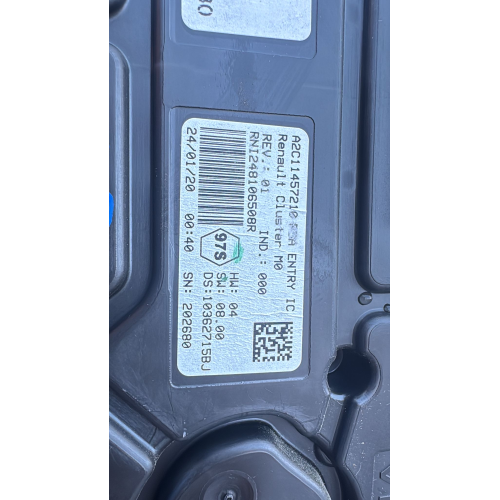 248106508R QUADRO STRUMENTI CONTACHILOMETRI DACIA Duster II 1.0 TCe Benzina 101CV  74kW H4D 450 da anno 2019  A2C11457210 202680    10362715BJ A2C11270201