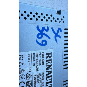 281154217R RADIO Sistema di navigazione navigatore DACIA Duster II 1.0 TCe Benzina 101CV  74kW H4D 450 da anno 2019   281154217RTJ543 DA107248 10R-059983