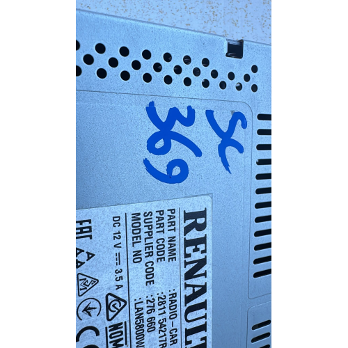 281154217R RADIO Sistema di navigazione navigatore DACIA Duster II 1.0 TCe Benzina 101CV  74kW H4D 450 da anno 2019   281154217RTJ543 DA107248 10R-059983