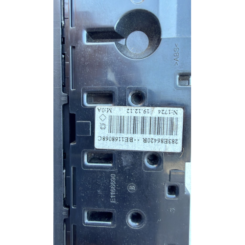 283E86420R PULSANTIERA CENTRALE DACIA Duster II 1.0 TCe Benzina 101CV  74kW H4D 450 da anno 2019  BE1168068C