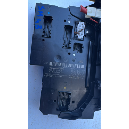 5DK011023-06 SAM CENTRALINA PORTA FUSIBILI Mercedes W212 E 200 CDI BlueTEC 2.2 Diesel 136 CV 100 kW OM 651925 2129003822 2129015105 2129026107