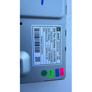 42353388 652508805 Display navigatore OPEL Mokka X (J13) 1.6 CDTI Diesel 136CV 100kW B16DTH anno 2016 AH4T