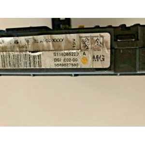 9649627880 CENTRALINA SCATOLA FUSIBILI RELÈ PEUGEOT 206 1.6 80KW 2003 S118085220