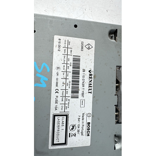 281150743RT RADIO Autoradio CD RENAULT Megane III Grandtour (KZ) 1.5 dCi Diesel 110CV 81kW K9K 846 anno 2012 K9K R8 Y6976 7641104391