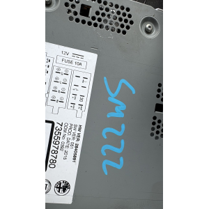 7355978780 28405891 AUTORADIO RADIO FIAT Punto III (199) 1.4 Natural Power Benz metano(GNC) 78CV 57kW 350A1000 anno 2015