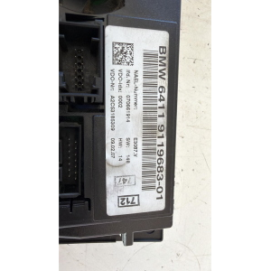 64119119683-01 A2C53185309 CENTRALINA COMANDO CLIMA BMW SERIE 1 (E87) 116 i Benzina 115CV 85kW N45B16A anno 2007