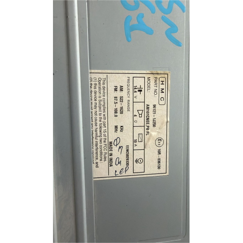 96121-1J250 RADIO AUTORADIO STEREO HYUNDAI I20 1.2 B 62KW 2014 G4LA