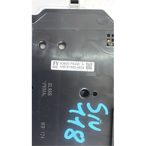 83800-F5440 QUADRO STRUMENTI CONTACHILOMETRI TOYOTA Yaris III (XP13) 1.5 Hybrid Benzina Elettrico 101CV 74kW 1NZ-FXE anno 2018 MB157580-4812