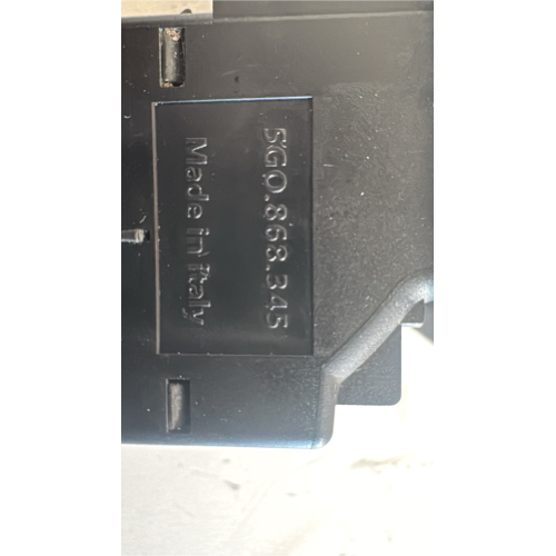 5G0868345 PULSANTE ALZAVETRO POSTERIORE SINISTRO PER VOLKSWAGEN Golf 7 Berlina