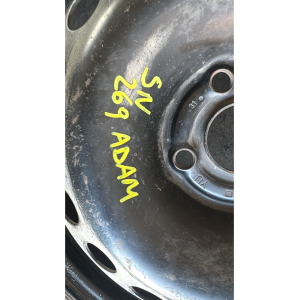2160126 RUOTINO DI SCORTA CON ATTREZZI OPEL Adam (M13) 1.2 Benzina 69CV 51kW A12XER anno 2014 CONTINENTAL 115 70 R16  DOT 1314