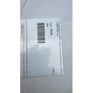 164000T431 884A002050 KIT RADIATORI TOYOTA COROLLA STATION WAGON (E21) M20A M20A HYBRID 2000 (18>)