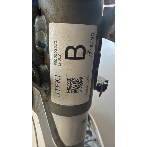 CITY PIANTONE STERZO ELETTRICO TOYOTA YARIS P13 1.5 I 55KW AUT 5P (2017) RICAMBIO USATO 6900003520 7Z152305 45250-0D194