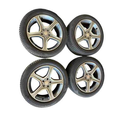 A2044012900 SET DI CERCHI IN LEGA CON GOMME 235 50 R19 MERCEDES GLK ANNO 2014 DOT07/22 8.5JX19H2 ET52